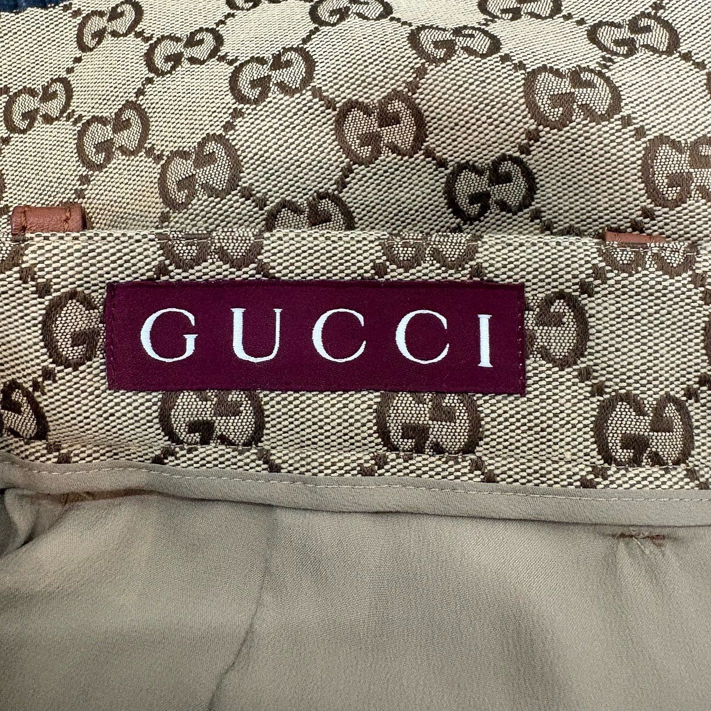Gucci Gucci GG Monogram Canvas Shorts Size 34 Size 24" / US 00 / IT 34 - 3 Thumbnail