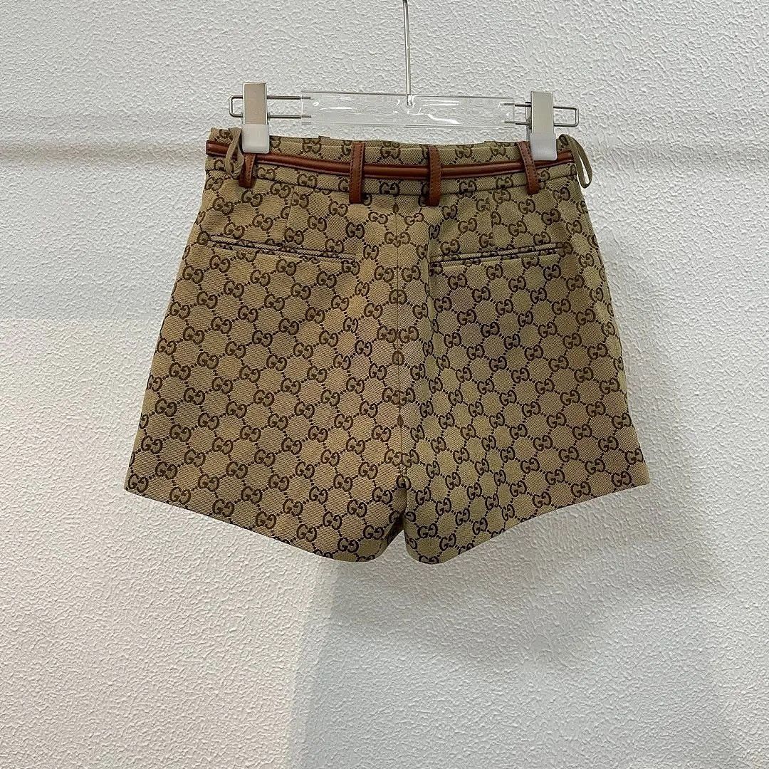 Gucci Gucci GG Monogram Canvas Shorts Size 34 Size 24" / US 00 / IT 34 - 2 Thumbnail