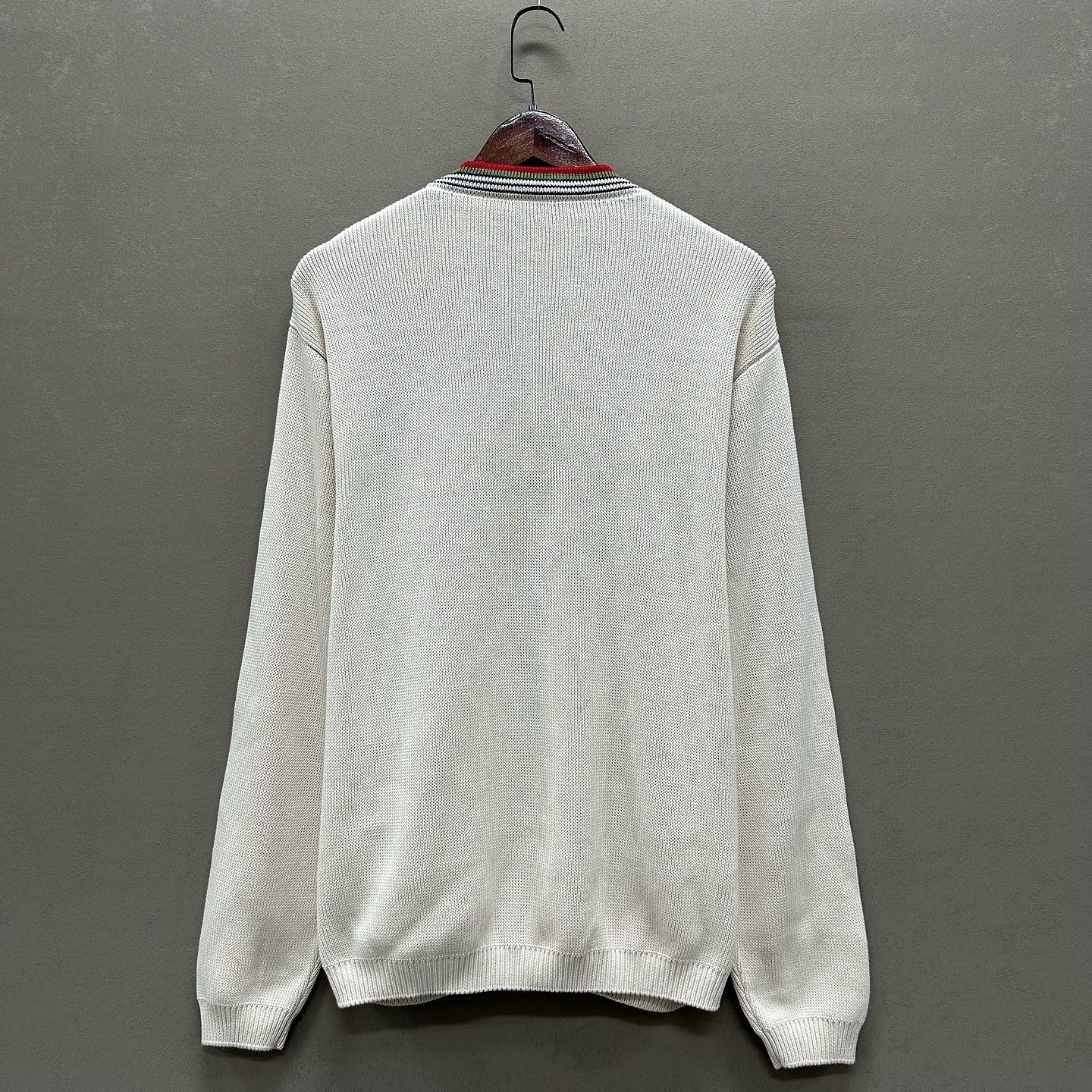 Gucci Gucci Web Trim Knit Cardigan Size M Size US M / EU 48-50 / 2 - 2 Thumbnail