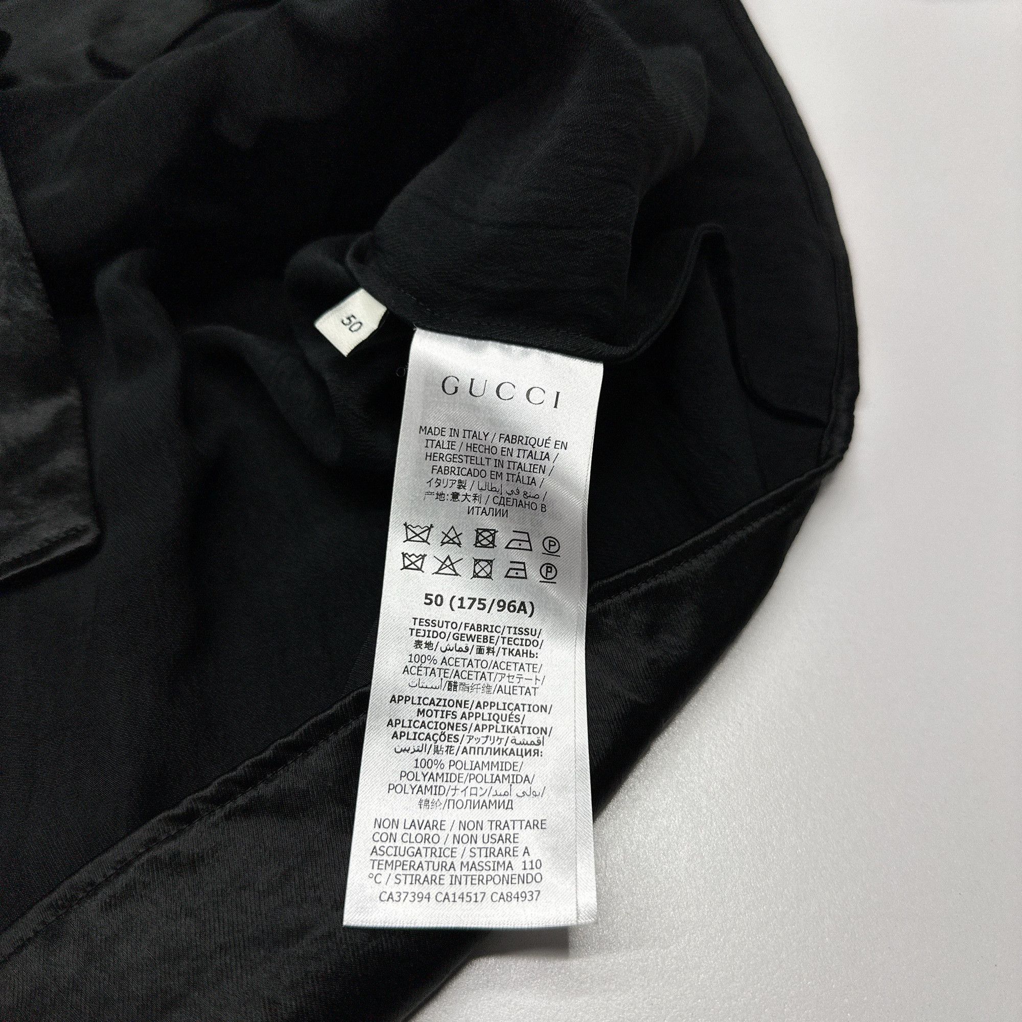 Gucci Gucci Logo Tape Short Sleeve Shirt Size 50 Size US M / EU 48-50 / 2 - 4 Thumbnail