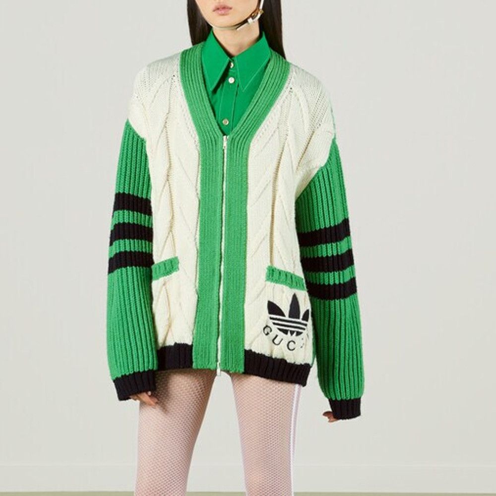 Gucci Gucci x adidas Trefoil Zip Cardigan Size S Size S / US 4 / IT 40 - 7 Thumbnail