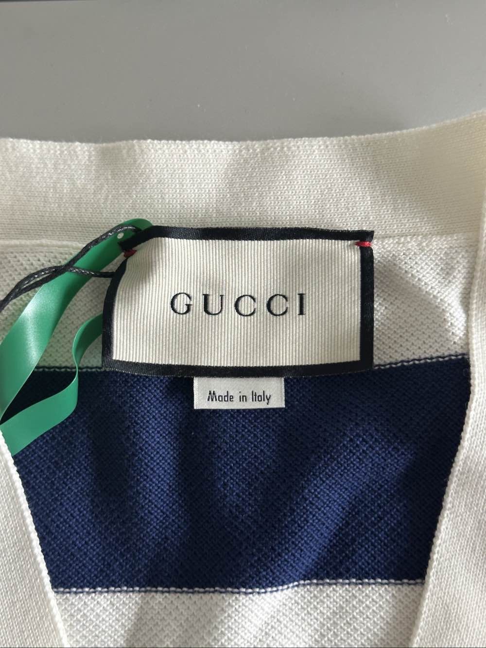 Gucci Gucci Striped V-Neck Cardigan Size M Size US M / EU 48-50 / 2 - 3 Thumbnail