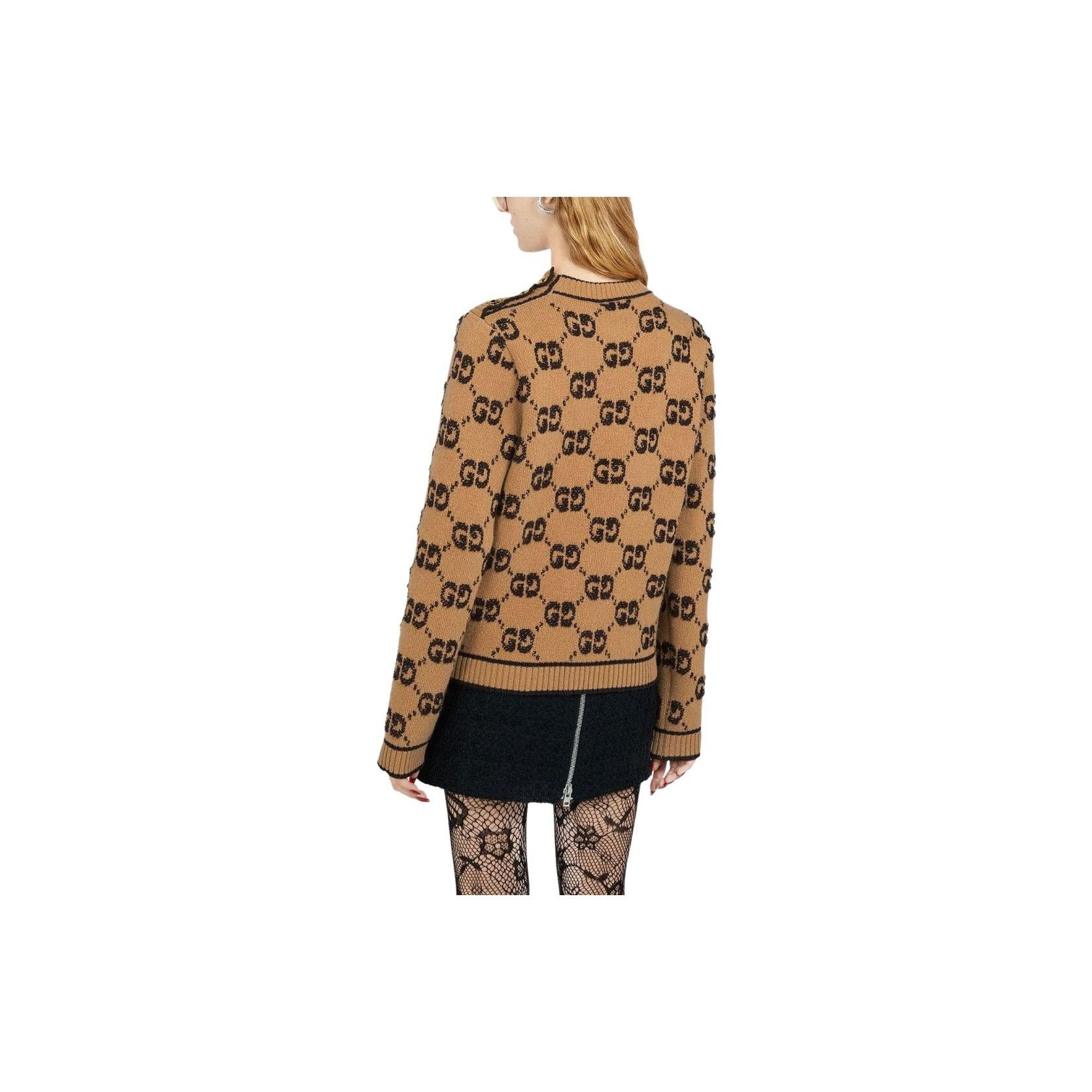 Gucci Gucci GG Monogram Wool Sweater Size S Size S / US 4 / IT 40 - 8 Thumbnail