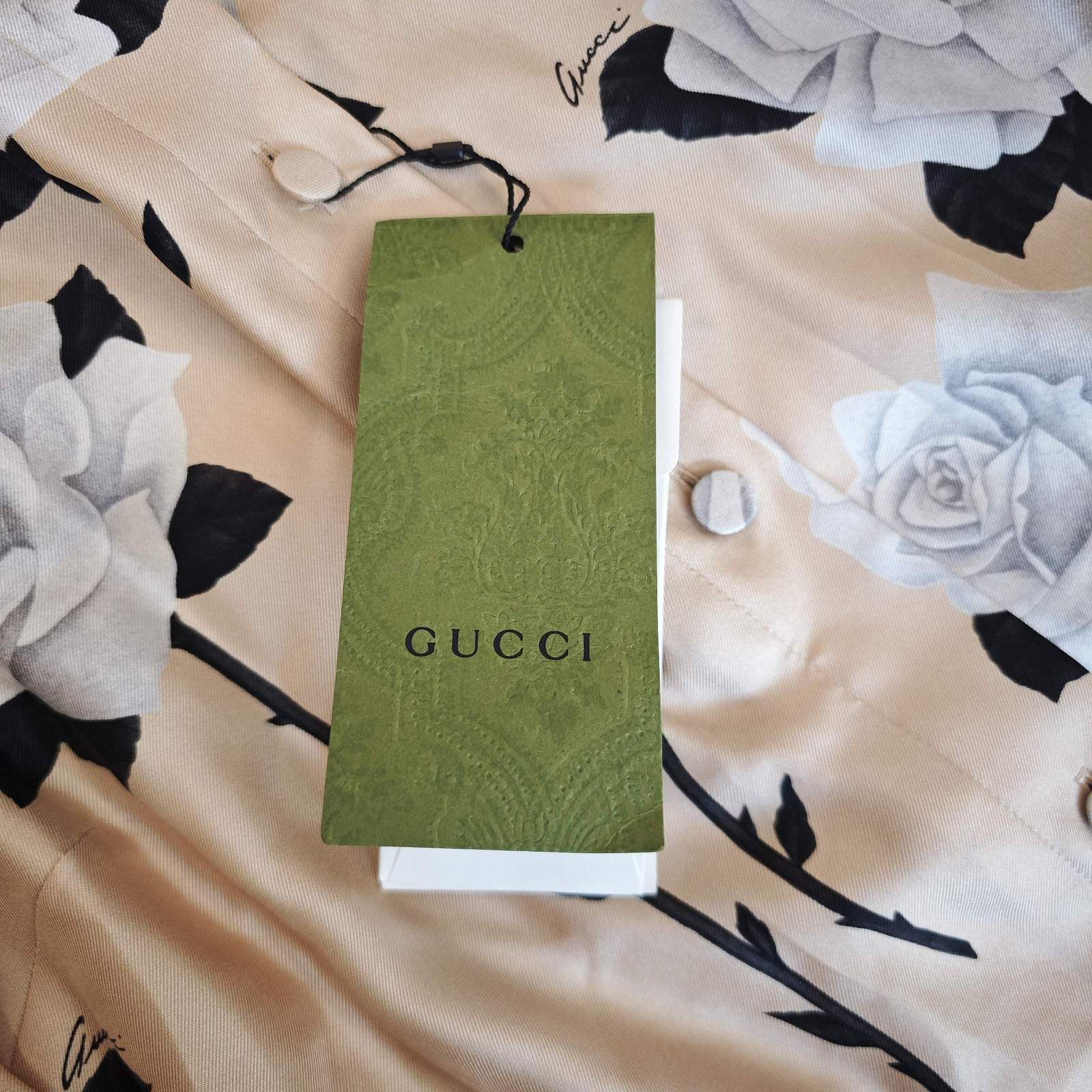 Gucci Gucci Floral Print Silk Maxi Dress Size 42 Size M / US 6-8 / IT 42-44 - 5 Thumbnail