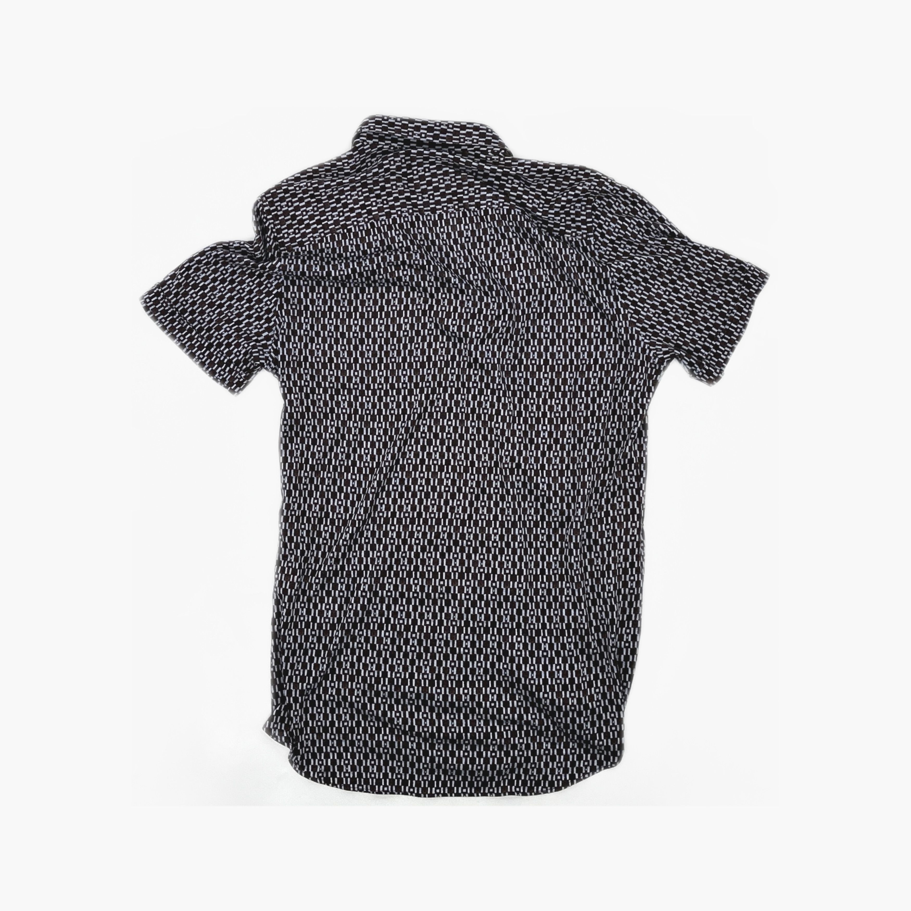Gucci Gucci Geometric Print Short Sleeve Shirt Size M Size US XXS / EU 40 - 2 Thumbnail