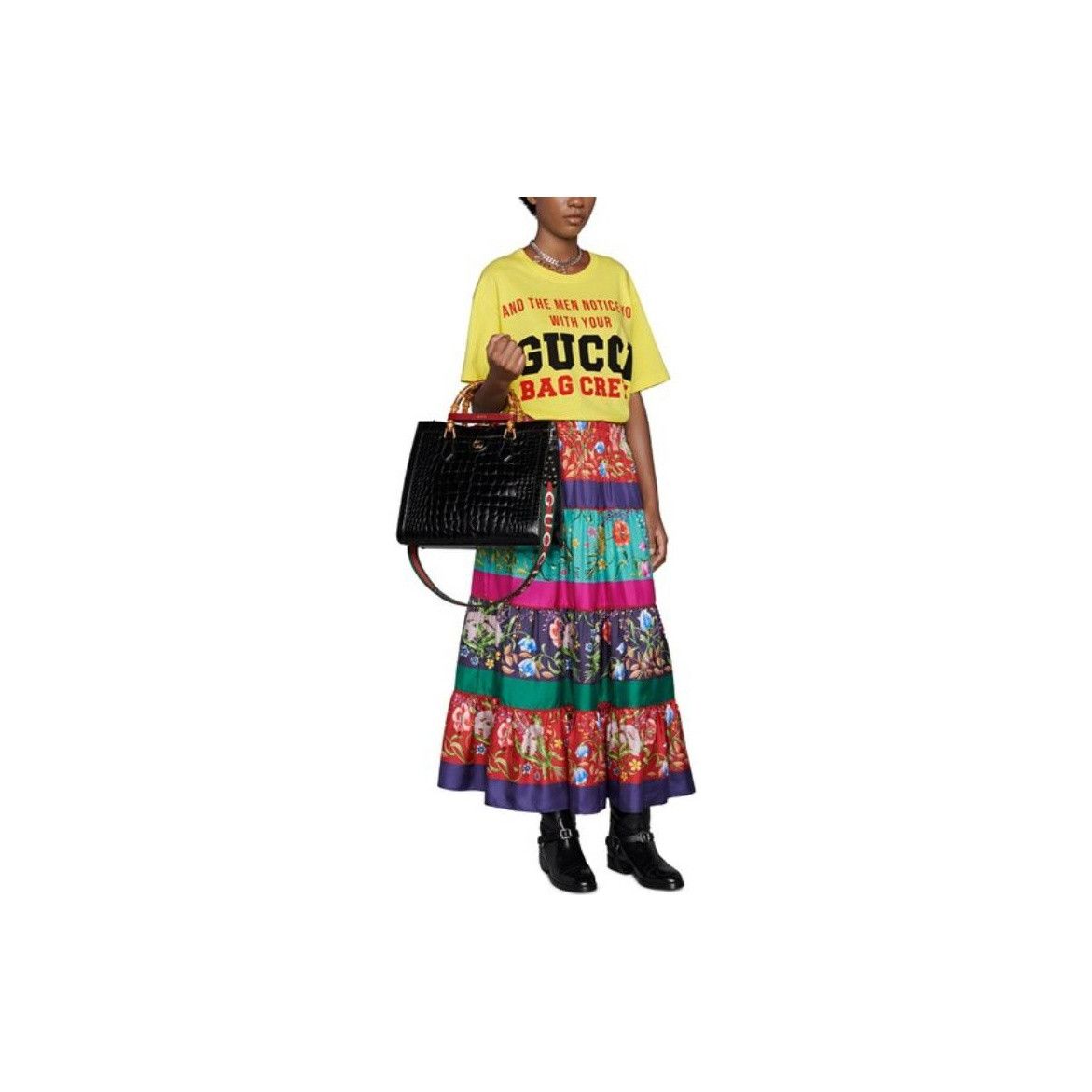Gucci Gucci Bag Crew Graphic T-Shirt Size XS Size XS / US 0-2 / IT 36-38 - 12 Thumbnail