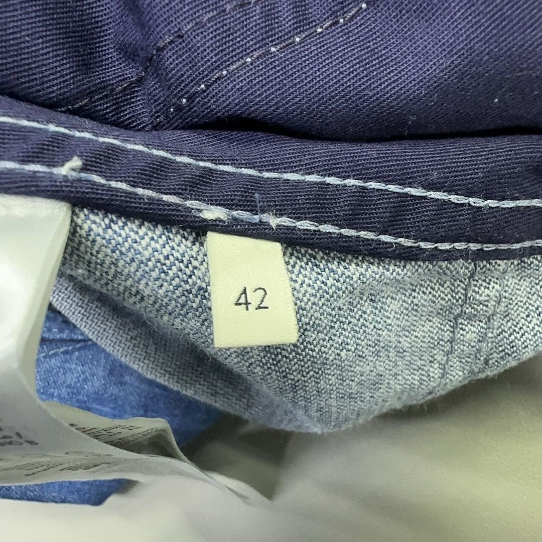 Gucci Gucci Striped Logo Embroidery Denim Skirt Size 42 Size 28" / US 6 / IT 42 - 4 Thumbnail