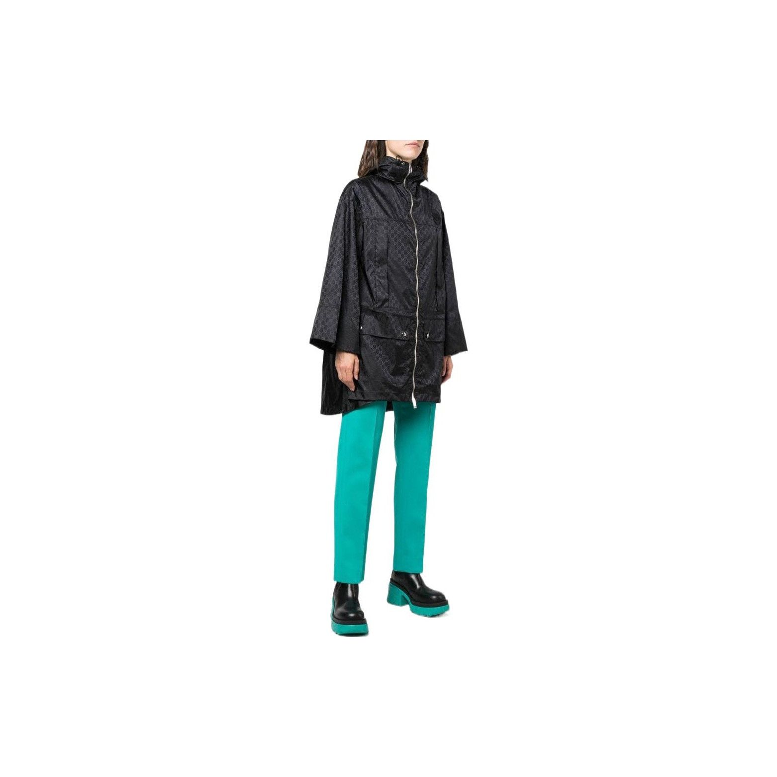 Gucci Gucci GG Logo Jacquard Hooded Coat Size 40 Size S / US 4 / IT 40 - 11 Thumbnail