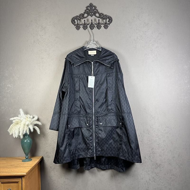 Gucci Gucci GG Logo Jacquard Hooded Coat Size 40 Size S / US 4 / IT 40 - 7 Thumbnail