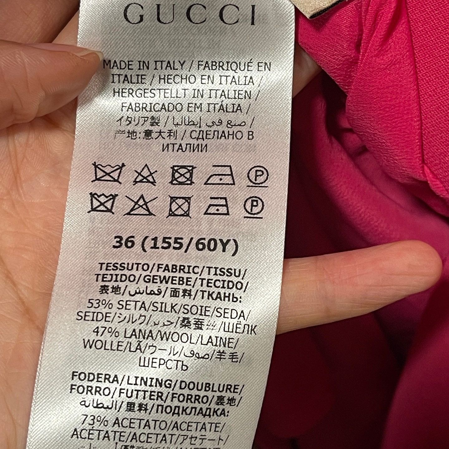 Gucci Gucci Silk Wool Blend Midi Skirt IT 36 Size 25" / US 0 / IT 36 - 4 Thumbnail