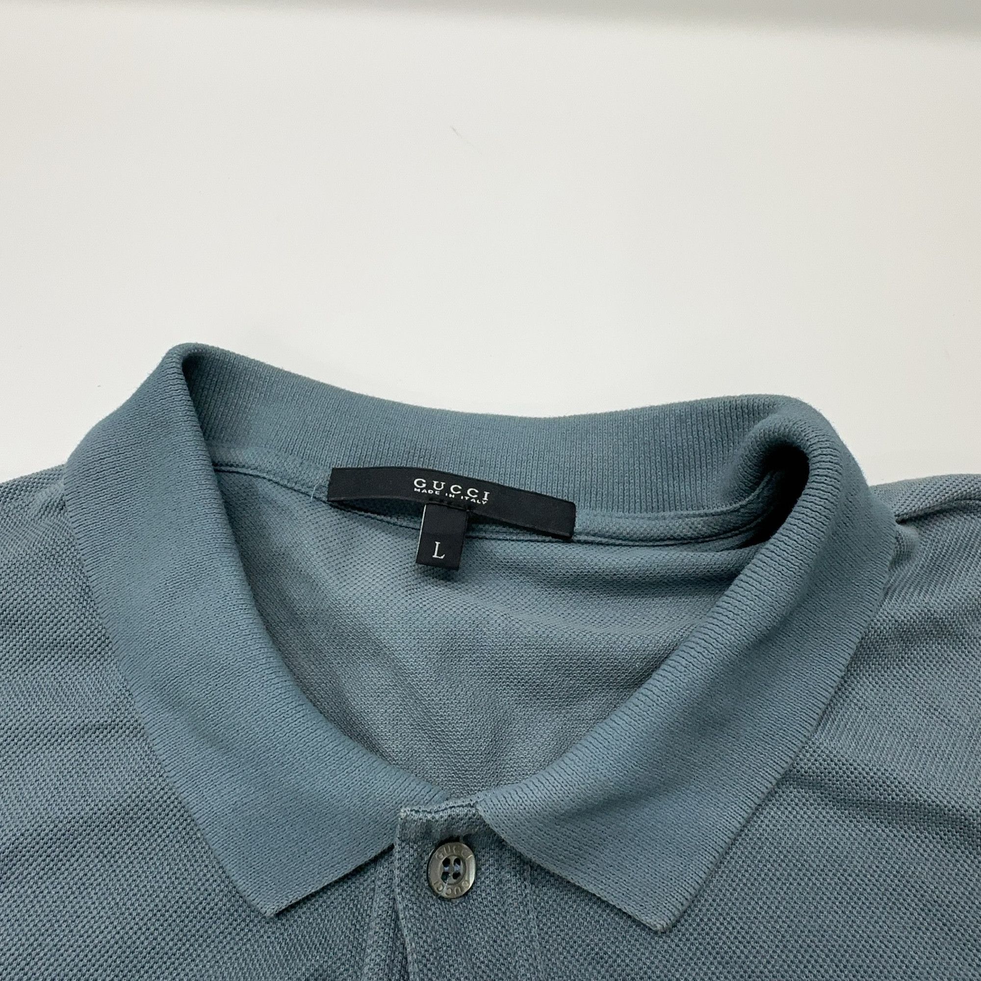 Gucci Gucci Star Logo Polo Shirt Size L Size US L / EU 52-54 / 3 - 6 Thumbnail