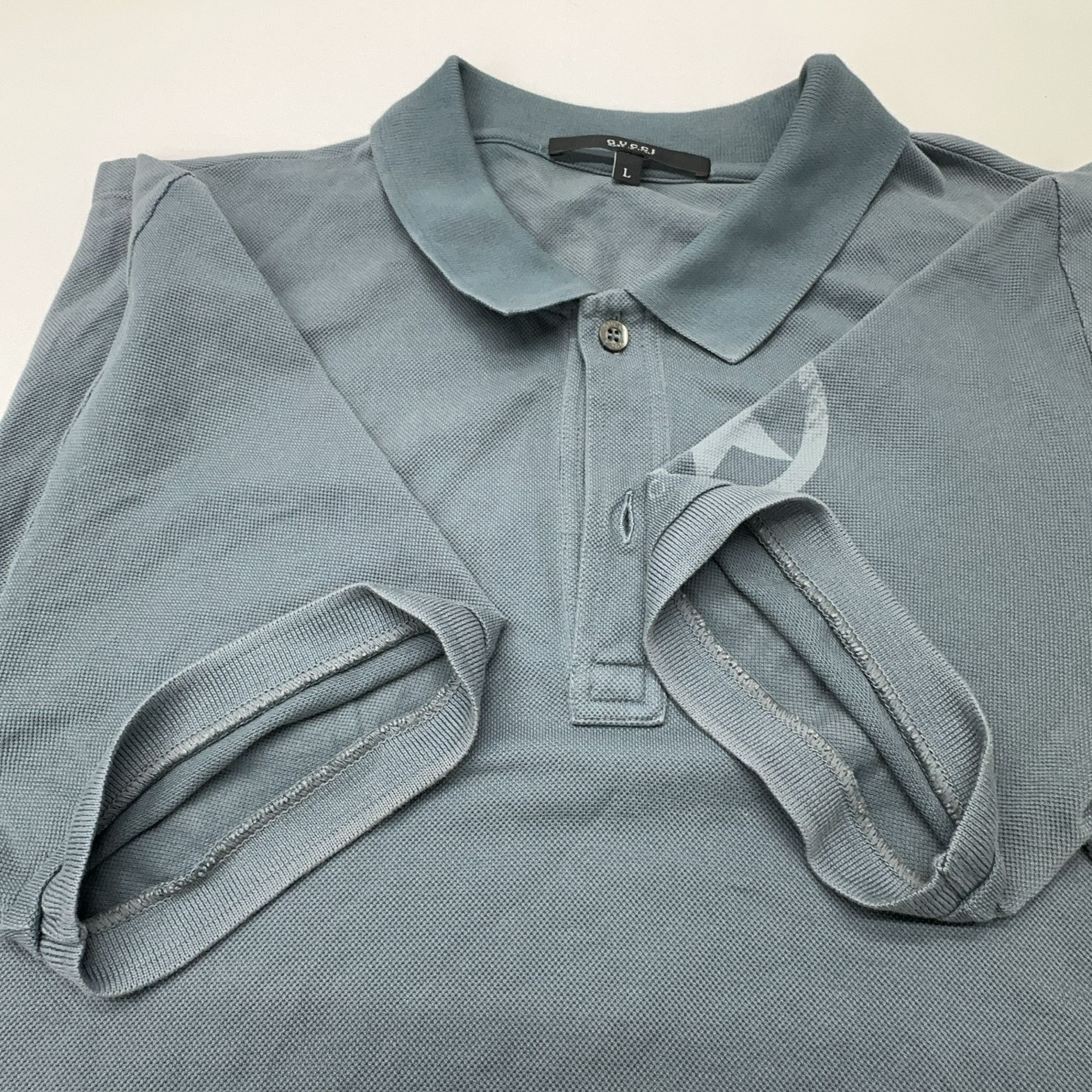 Gucci Gucci Star Logo Polo Shirt Size L Size US L / EU 52-54 / 3 - 9 Thumbnail