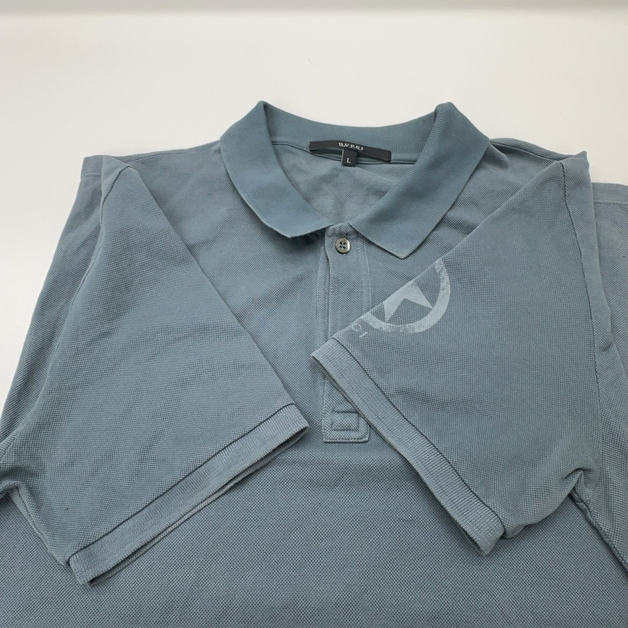 Gucci Gucci Star Logo Polo Shirt Size L Size US L / EU 52-54 / 3 - 8 Thumbnail