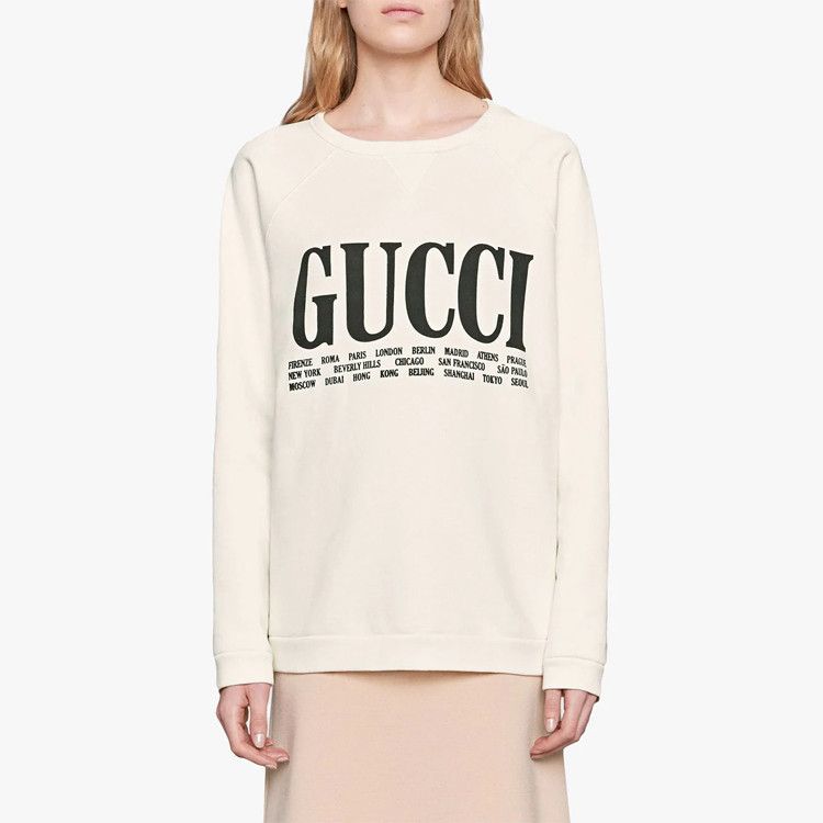Gucci Gucci City Print Sweatshirt Size L Size US L / EU 52-54 / 3 - 7 Thumbnail
