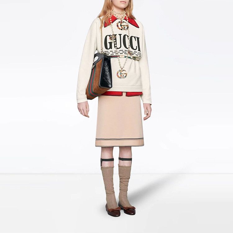 Gucci Gucci City Print Sweatshirt Size L Size US L / EU 52-54 / 3 - 6 Thumbnail