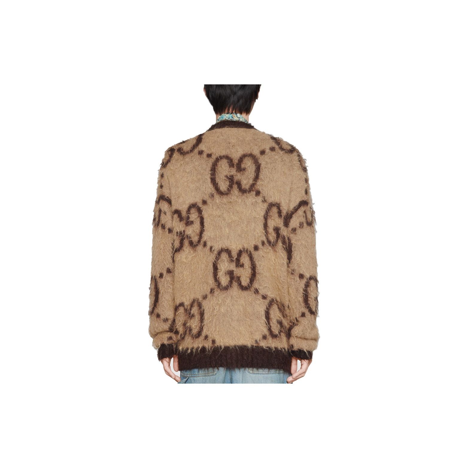 Gucci Gucci GG Logo Mohair Cardigan Size S Size S / US 4 / IT 40 - 9 Thumbnail