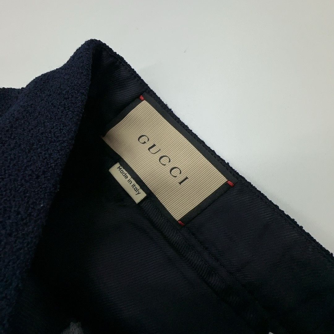 Gucci Gucci Interlocking G Wool Mini Skirt Size 40 Size 27" / US 4 / IT 40 - 3 Thumbnail