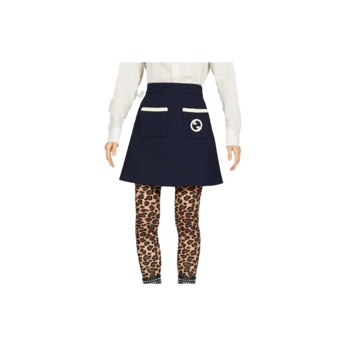 Gucci Gucci Interlocking G Wool Mini Skirt Size 40 Size 27" / US 4 / IT 40 - 7 Thumbnail