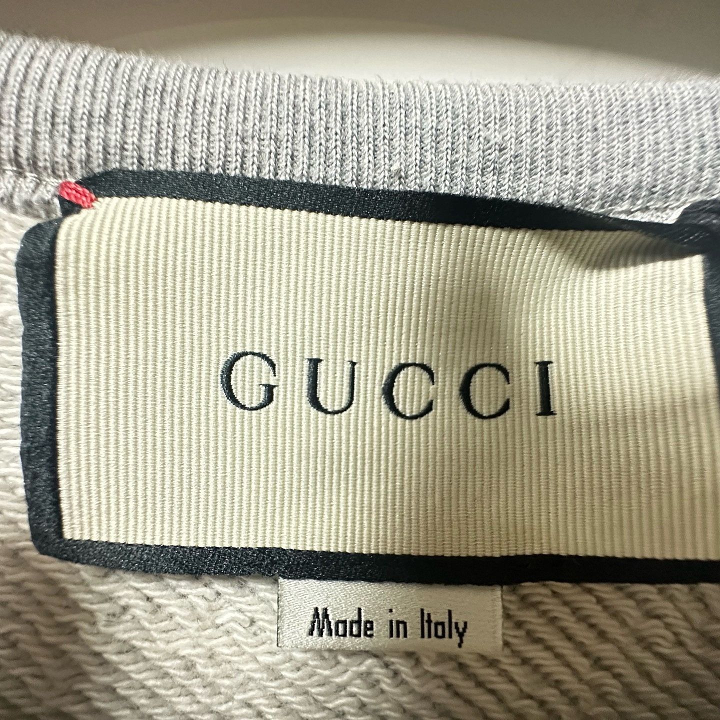 Gucci Gucci Side Stripe Logo Sweatshirt Gray Size L Size US L / EU 52-54 / 3 - 3 Thumbnail