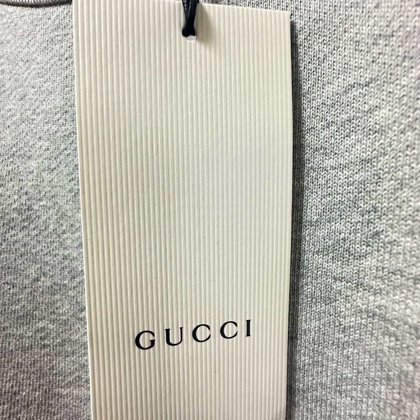 Gucci Gucci Side Stripe Logo Sweatshirt Gray Size L Size US L / EU 52-54 / 3 - 17 Thumbnail