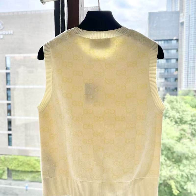 Gucci Gucci GG Monogram Knit Tank Top Size XS Size XS / US 0-2 / IT 36-38 - 2 Thumbnail