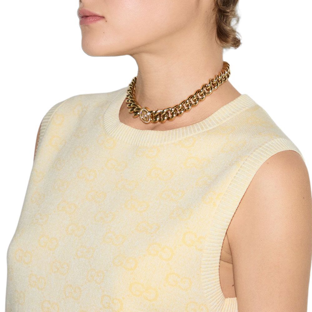 Gucci Gucci GG Monogram Knit Tank Top Size XS Size XS / US 0-2 / IT 36-38 - 11 Thumbnail