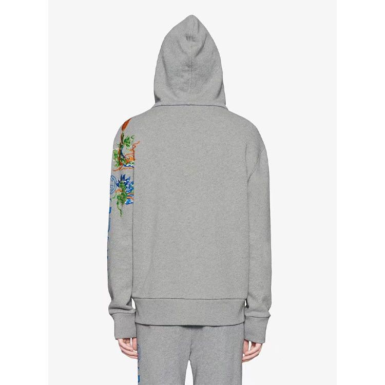 Gucci Gucci Logo Graphic Hoodie Size L Size US L / EU 52-54 / 3 - 7 Thumbnail