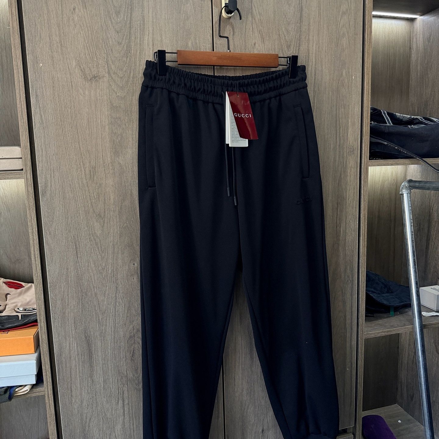 Gucci Gucci Black Logo Stripe Sweatpants Size S Size US 30 / EU 46 - 6 Thumbnail