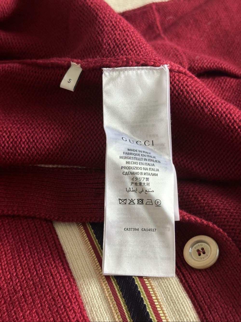 Gucci Gucci Striped Anchor Logo Cardigan Size S Size US S / EU 44-46 / 1 - 4 Thumbnail