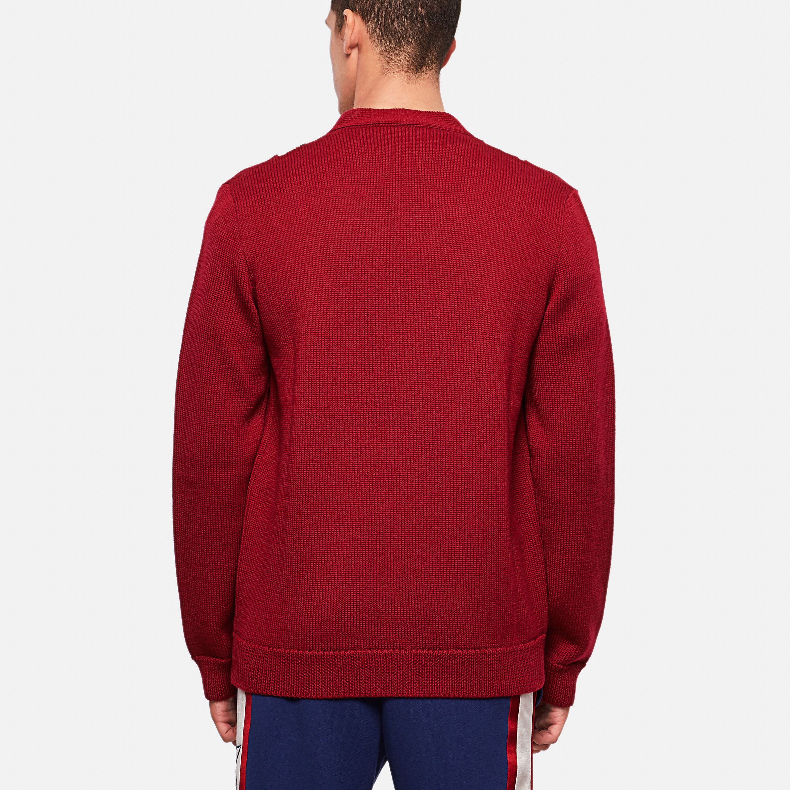Gucci Gucci Striped Anchor Logo Cardigan Size S Size US S / EU 44-46 / 1 - 7 Thumbnail