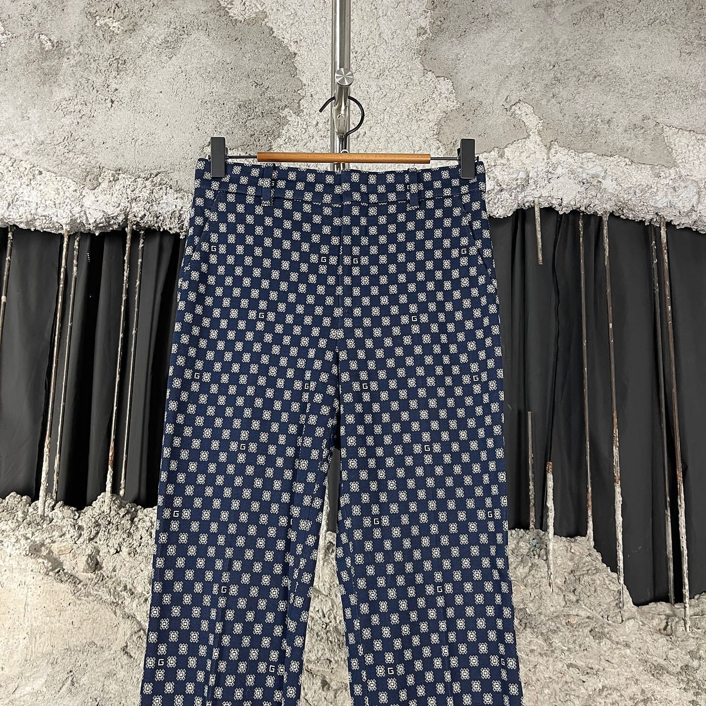 Gucci Gucci Monogram Flare Pants Size 36 Size 25" / US 0 / IT 36 - 6 Thumbnail