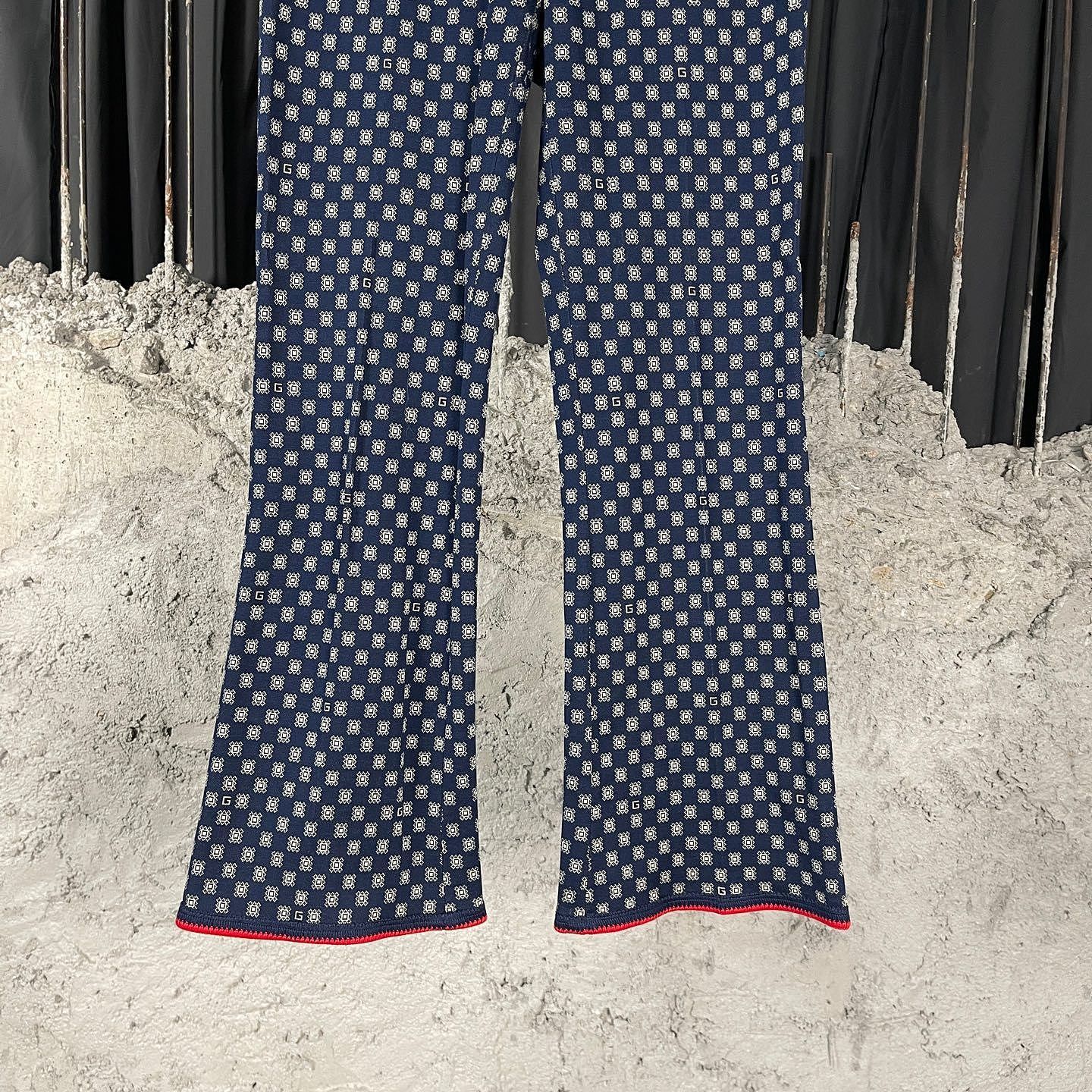 Gucci Gucci Monogram Flare Pants Size 36 Size 25" / US 0 / IT 36 - 7 Thumbnail