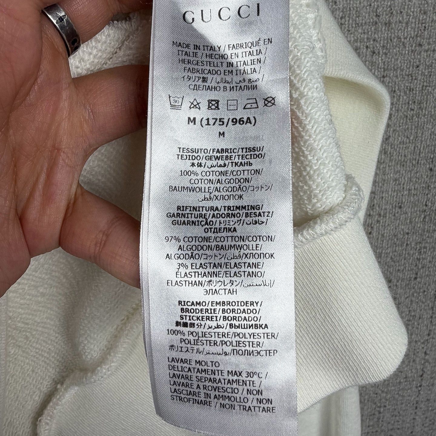 Gucci Gucci Logo Hoodie Size M Size US M / EU 48-50 / 2 - 4 Thumbnail