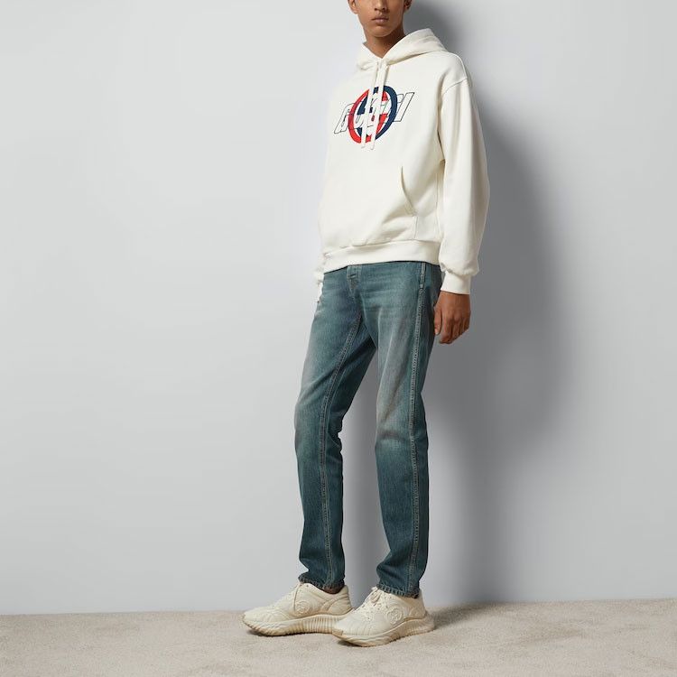 Gucci Gucci Logo Hoodie Size M Size US M / EU 48-50 / 2 - 9 Thumbnail
