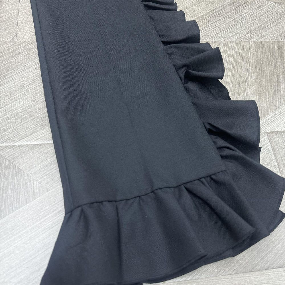 Gucci Gucci Ruffle Hem Pants Size 38 Size 26" / US 2 / IT 38 - 8 Thumbnail