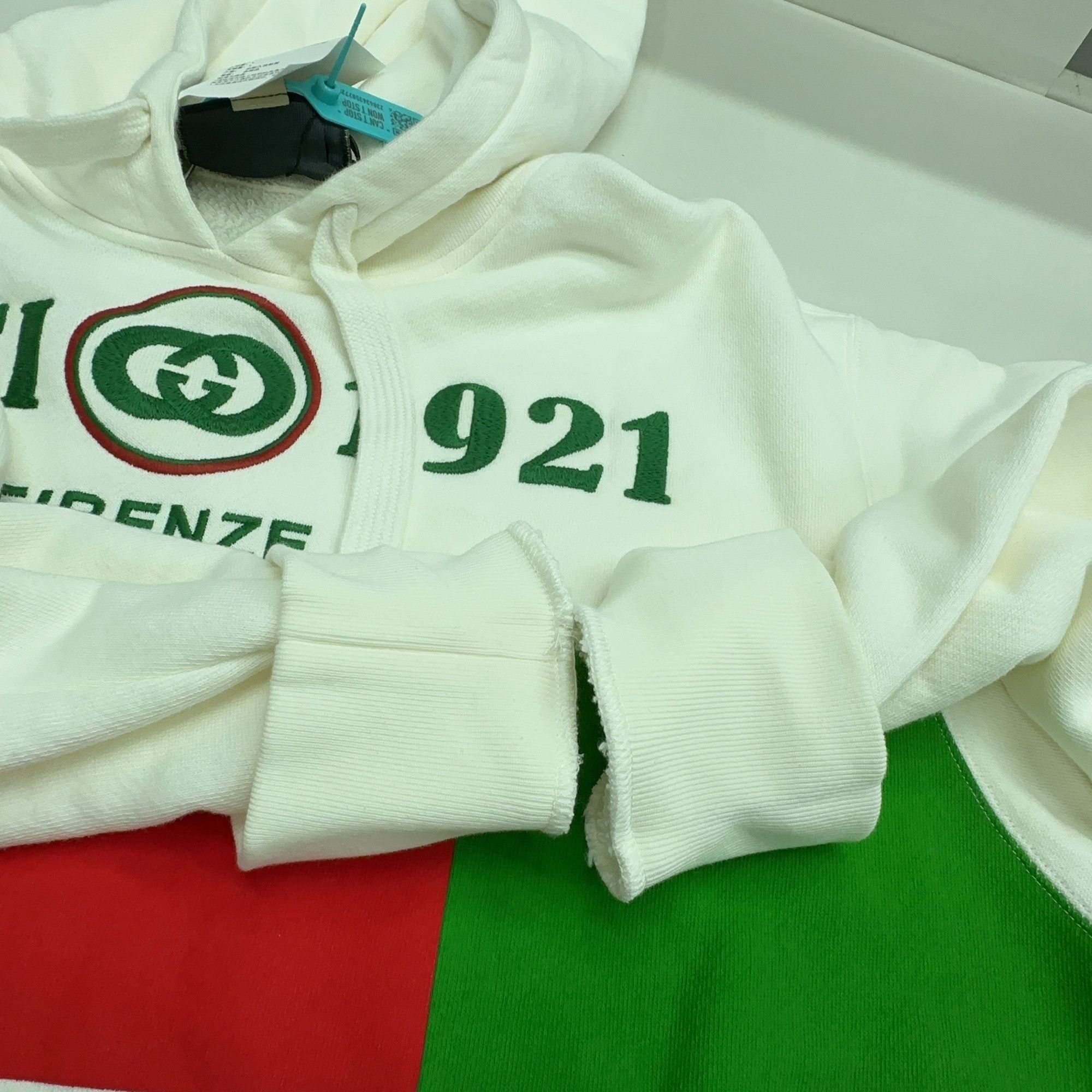 Gucci Gucci 1921 Firenze Logo Hoodie Size XL Size XL / US 12-14 / IT 48-50 - 9 Thumbnail