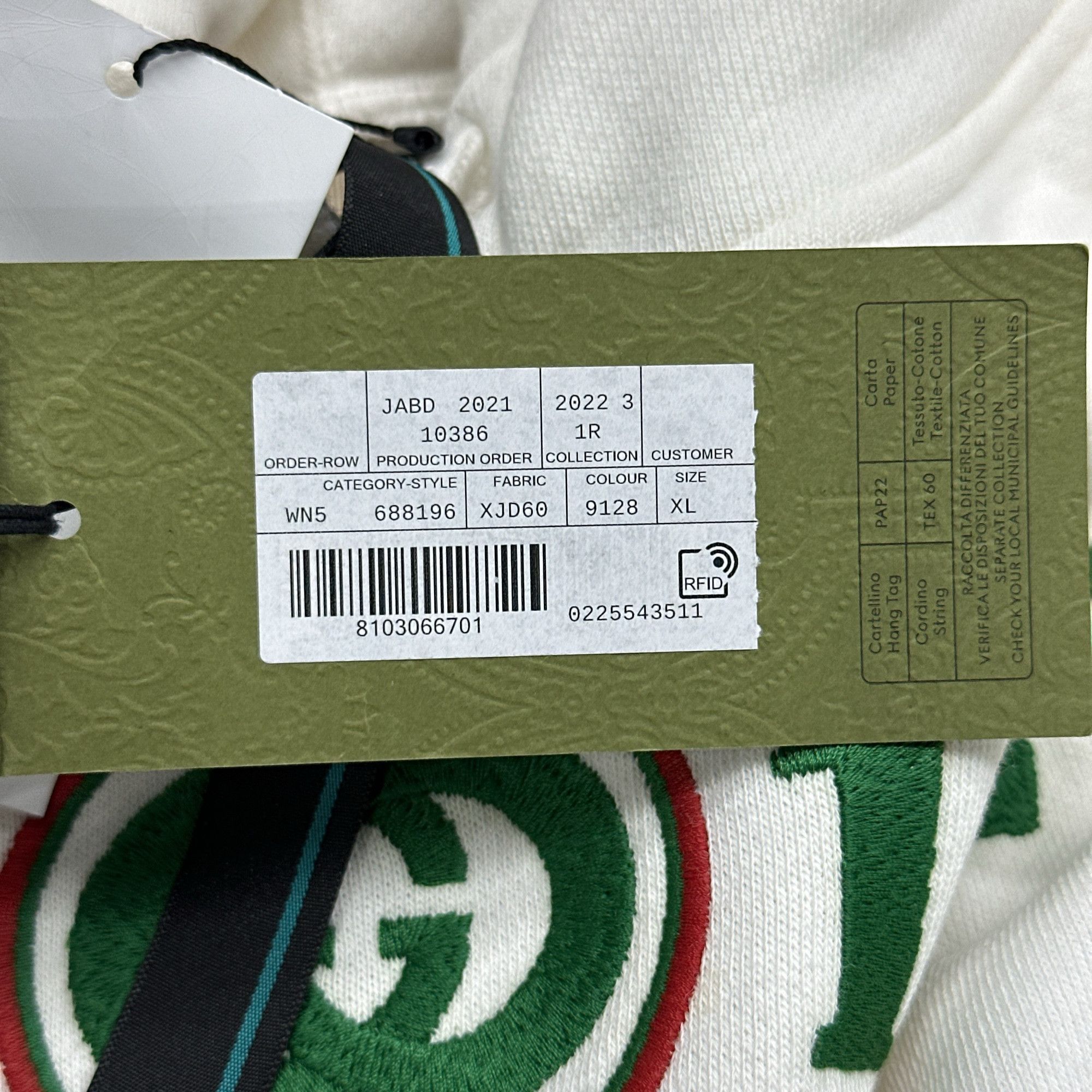 Gucci Gucci 1921 Firenze Logo Hoodie Size XL Size XL / US 12-14 / IT 48-50 - 6 Thumbnail