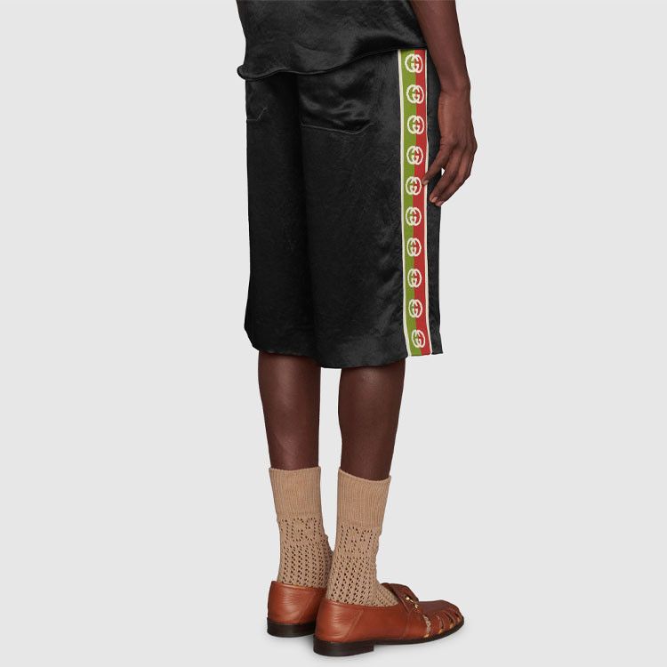Gucci Gucci Interlocking G Stripe Shorts Size 28 Size US 28 / EU 44 - 10 Thumbnail