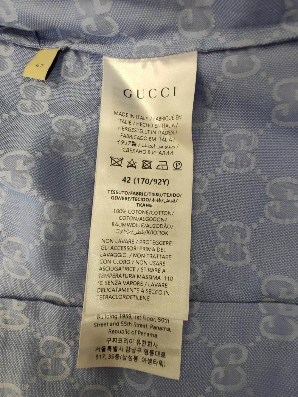 Gucci Gucci GG Monogram Button Up IT 42 Size M / US 6-8 / IT 42-44 - 4 Thumbnail