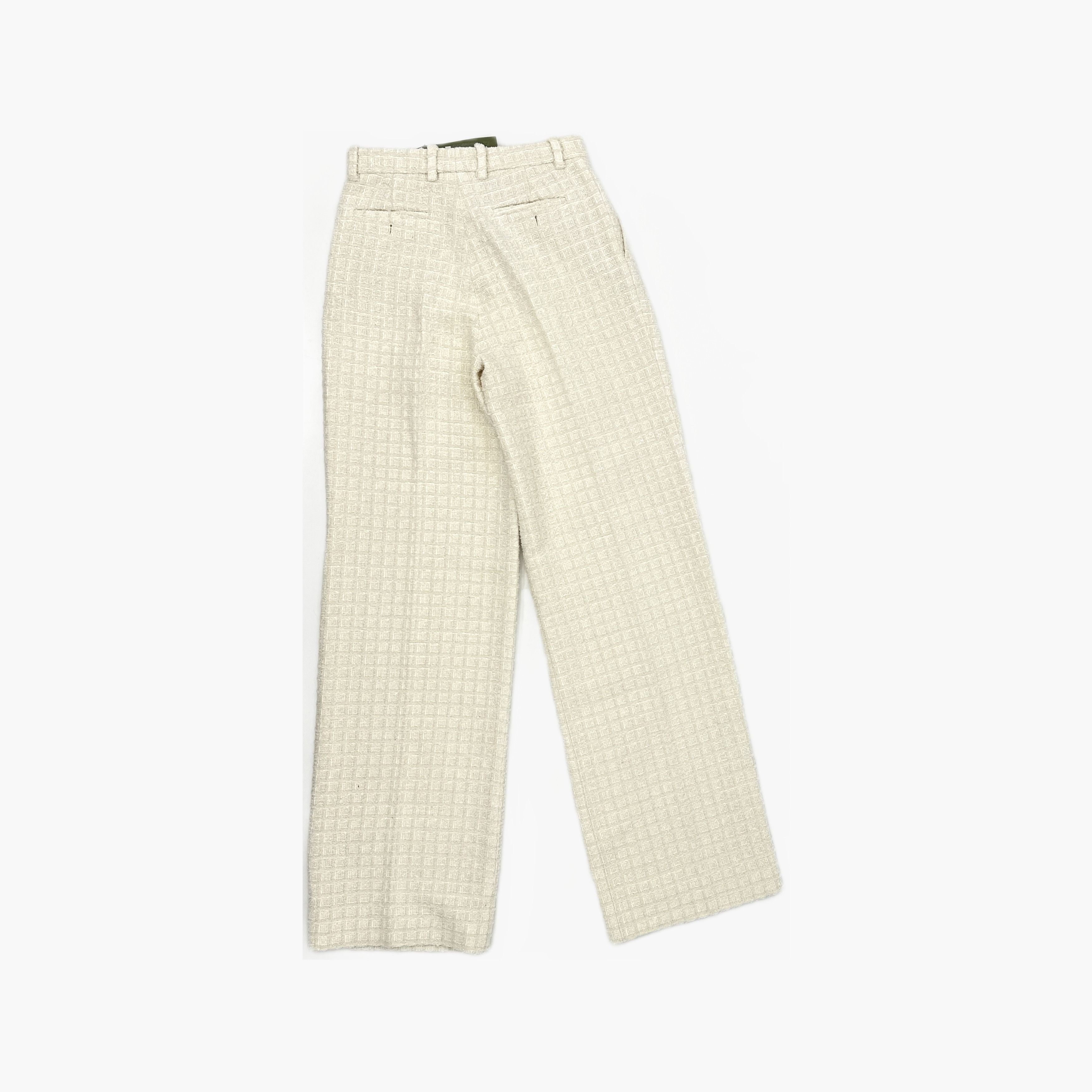 Gucci Gucci Tweed Straight Leg Trousers Size 40 Size 27" / US 4 / IT 40 - 2 Thumbnail