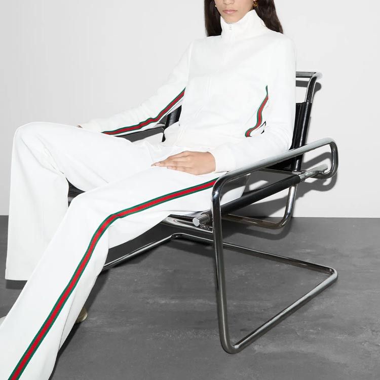 Gucci Gucci Web Stripe Track Jacket Size S Size S / US 4 / IT 40 - 6 Thumbnail