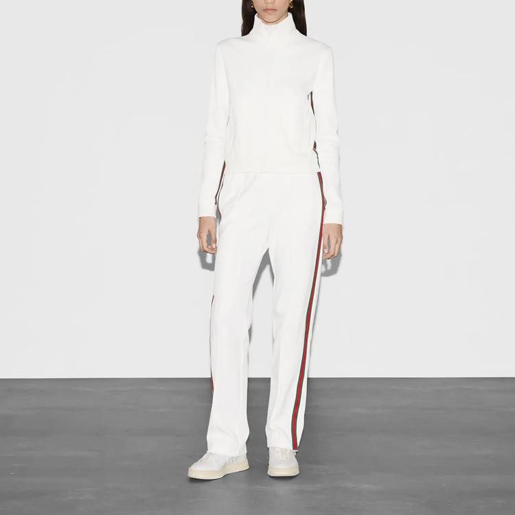 Gucci Gucci Web Stripe Track Jacket Size S Size S / US 4 / IT 40 - 5 Thumbnail