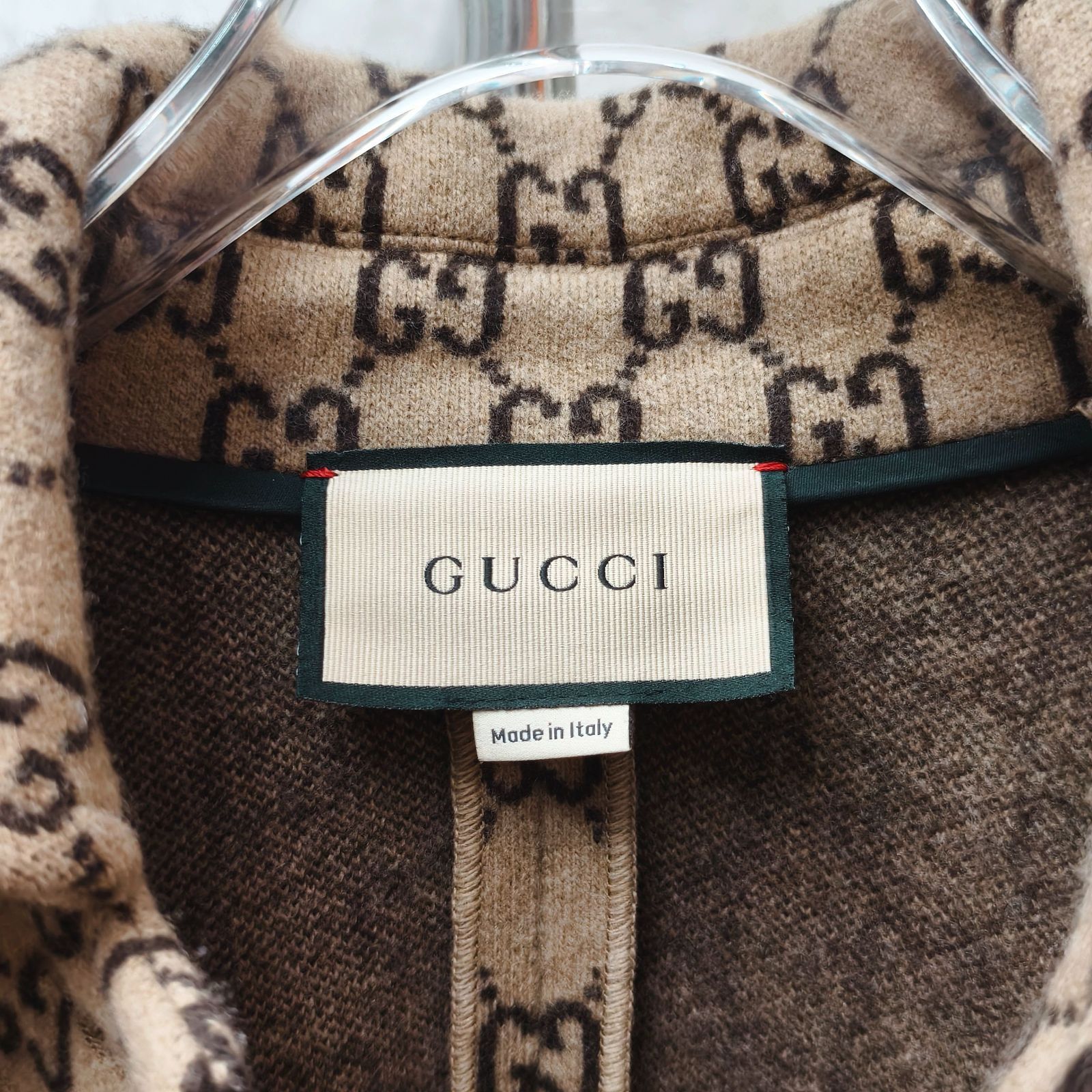 Gucci GUCCI GG Pattern Wool Cape Size XS Size XS / US 0-2 / IT 36-38 - 3 Thumbnail