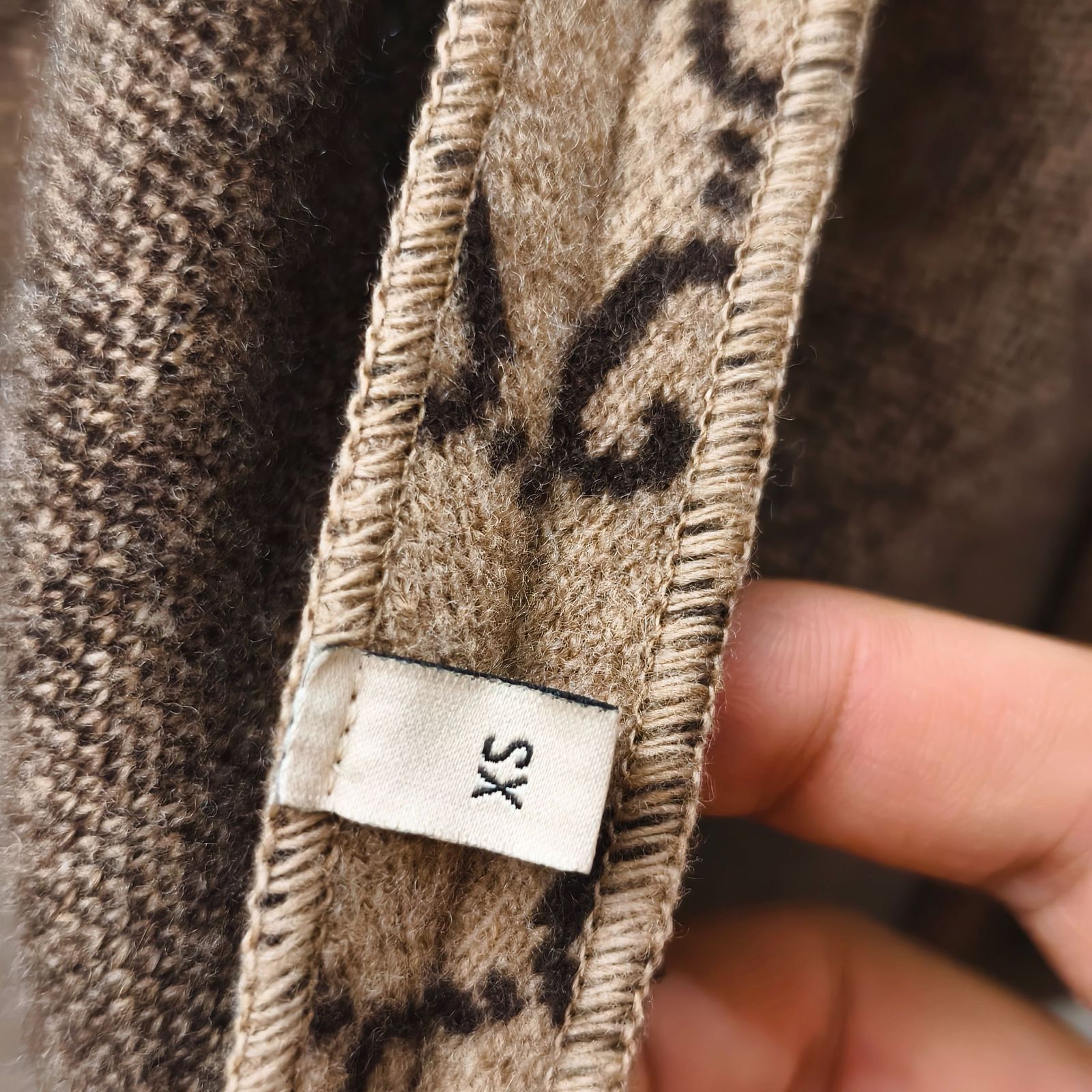 Gucci GUCCI GG Pattern Wool Cape Size XS Size XS / US 0-2 / IT 36-38 - 9 Thumbnail