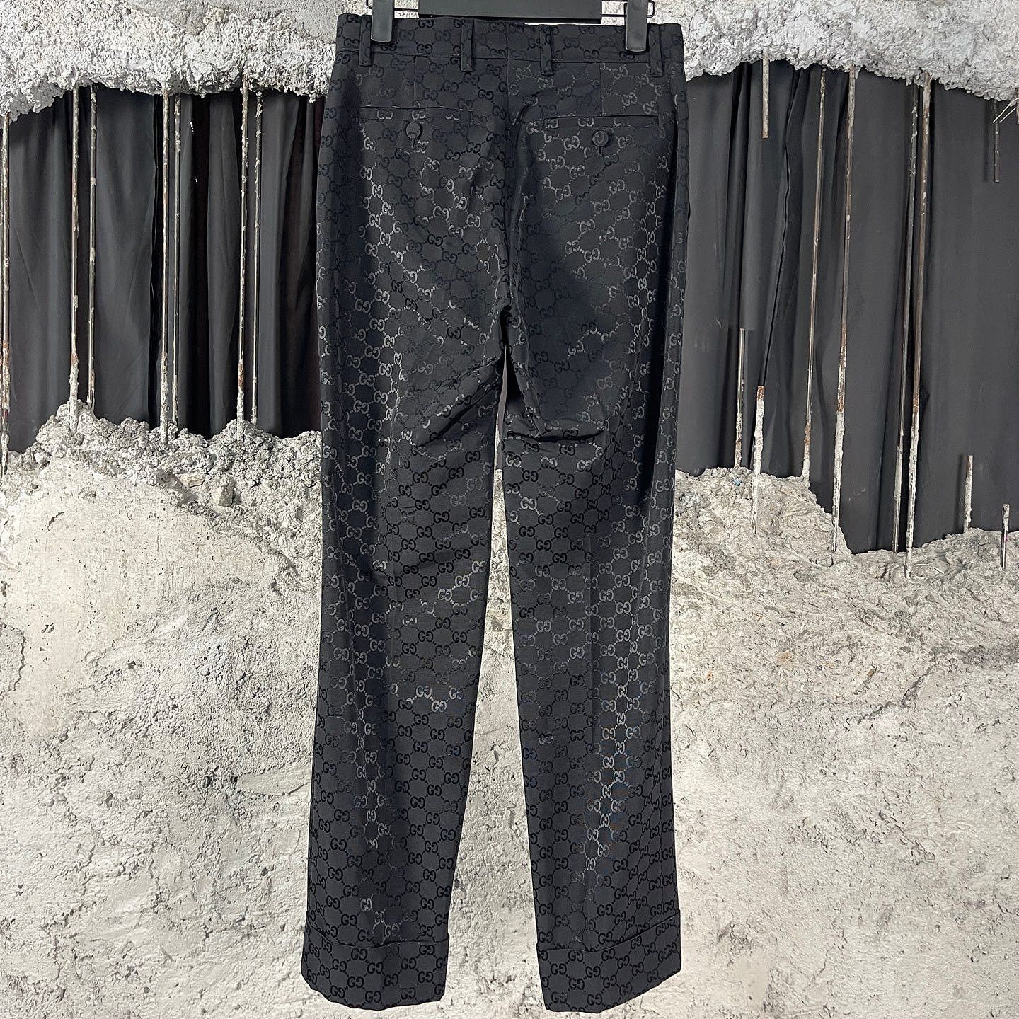 Gucci Gucci GG Monogram Trousers Size 38 Size 26" / US 2 / IT 38 - 2 Thumbnail