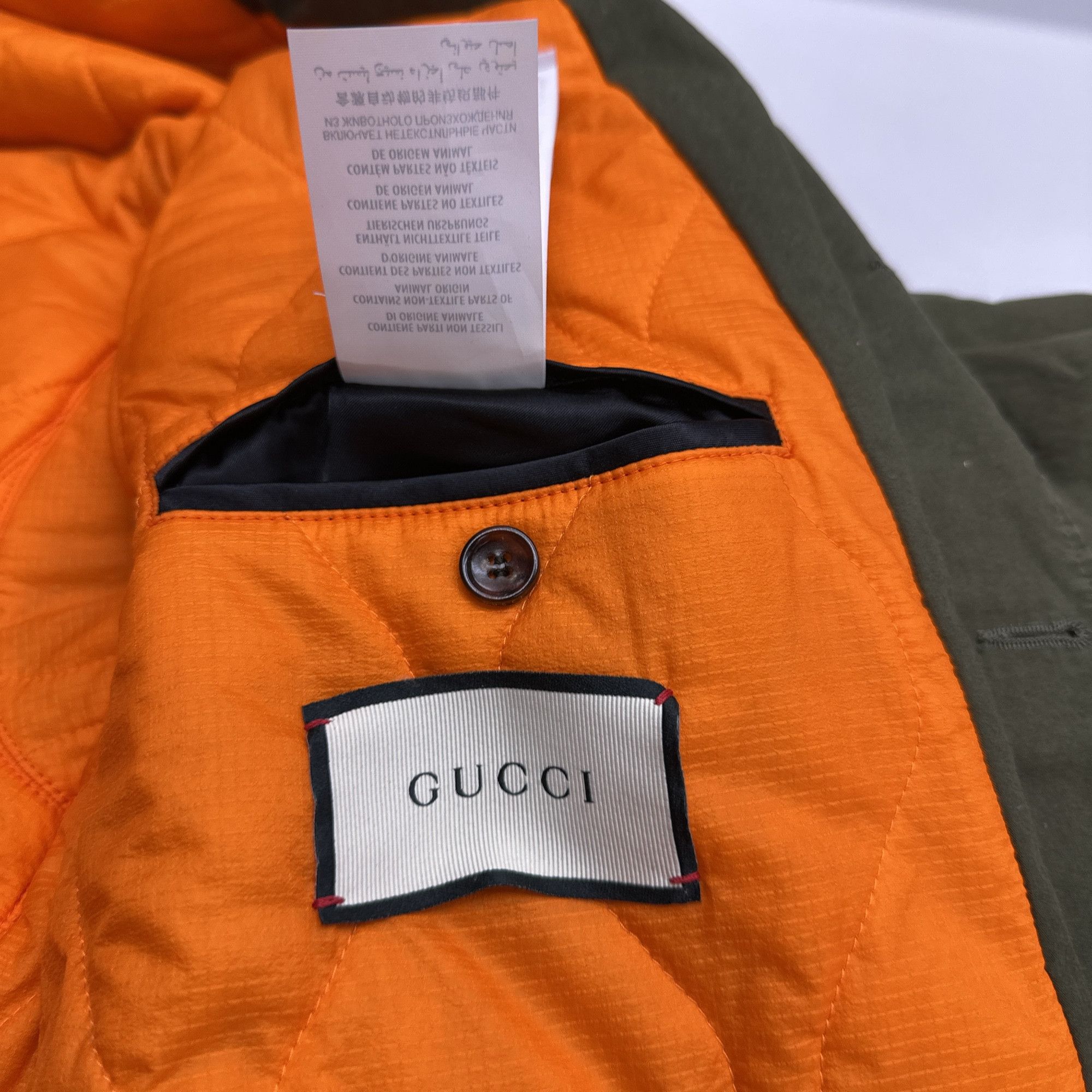 Gucci Gucci Insect Embroidery Field Jacket Size 46 Size US S / EU 44-46 / 1 - 3 Thumbnail