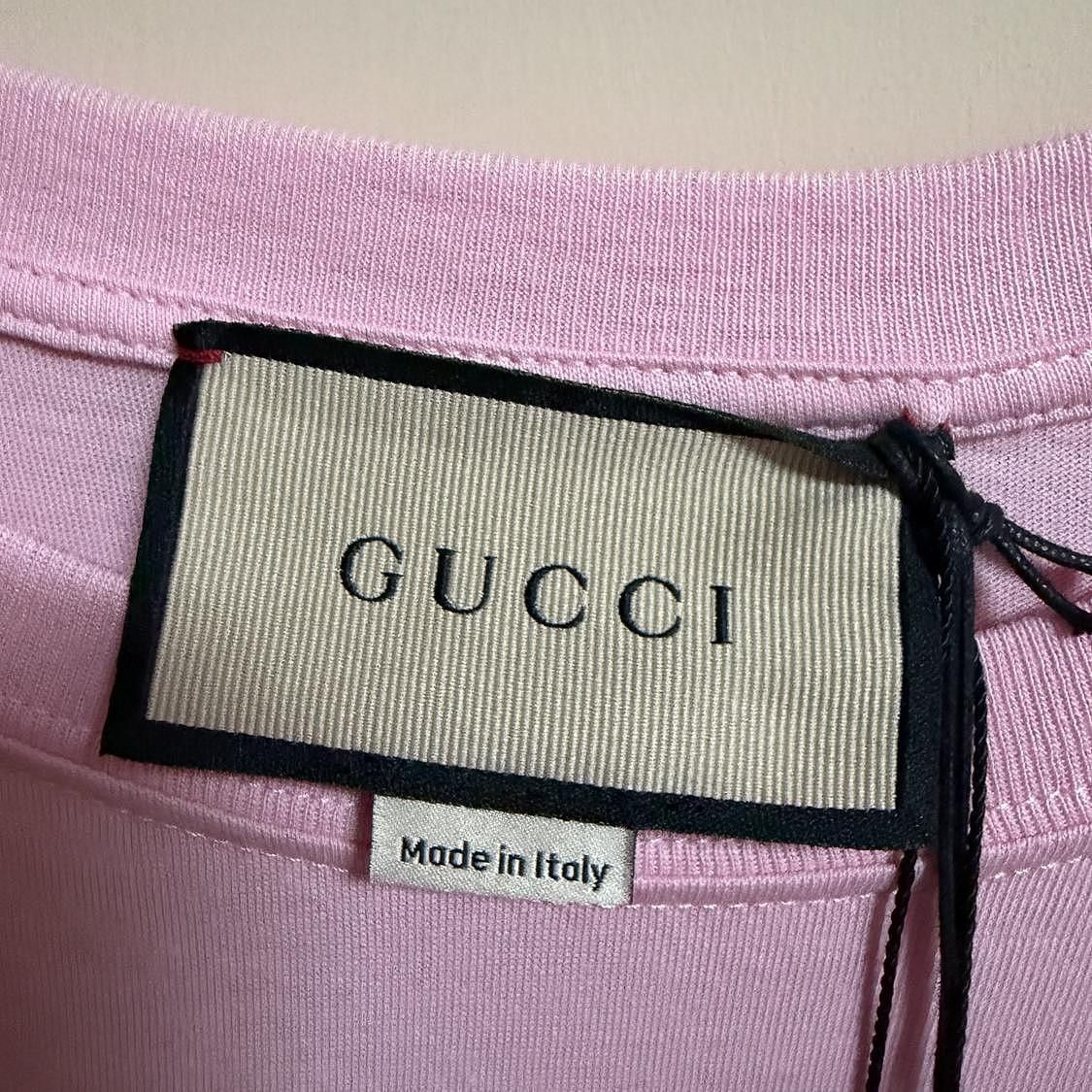Gucci Gucci x Bananya Logo T-Shirt Pink Size XXS Size XXS / US 00 / IT 34 - 3 Thumbnail