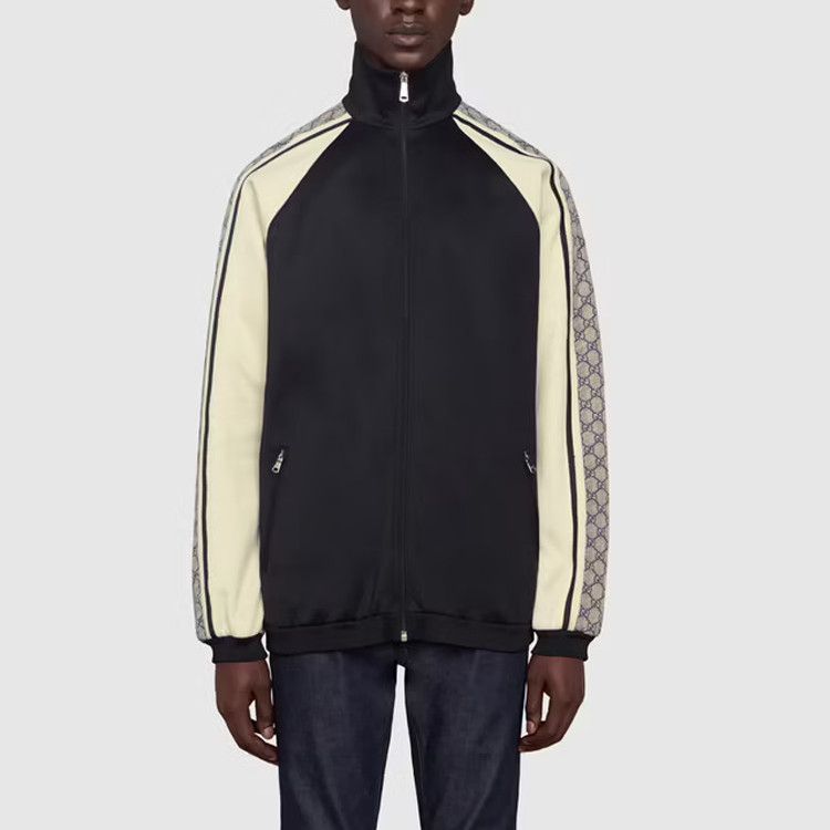 Gucci Gucci GG Monogram Jersey Track Jacket Size S Size US S / EU 44-46 / 1 - 12 Thumbnail