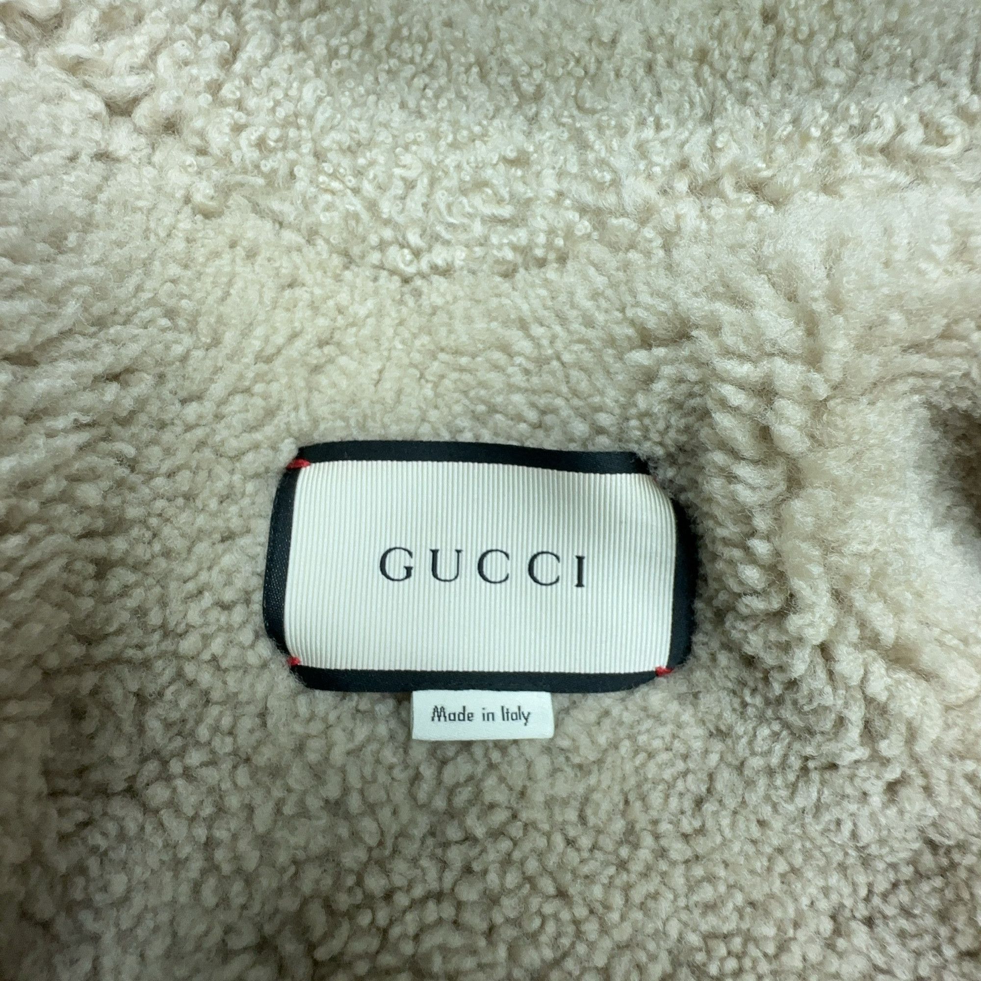 Gucci Gucci Embroidered Shearling Denim Jacket Size 44 Size US S / EU 44-46 / 1 - 3 Thumbnail