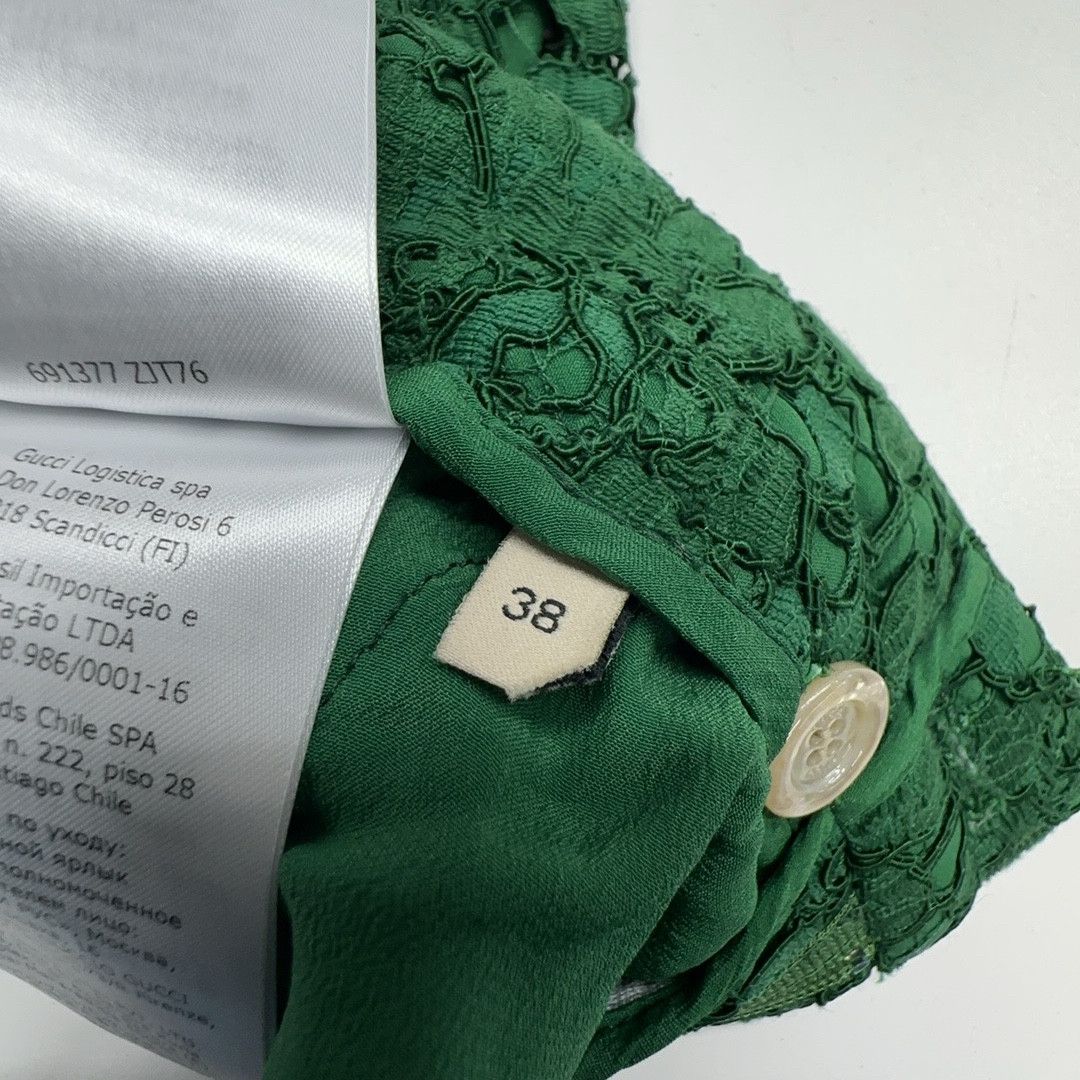 Gucci Gucci Green Lace Shorts Size 38 Size 26" / US 2 / IT 38 - 3 Thumbnail